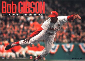 1998 Sports Illustrated Then and Now - Great Shots! #18 GS Bob Gibson Front