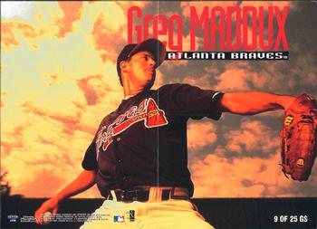 1998 Sports Illustrated Then and Now - Great Shots! #9 GS Greg Maddux Front