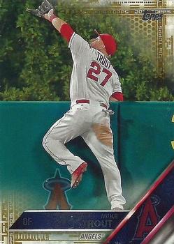 2016 Topps - Gold #1 Mike Trout Front