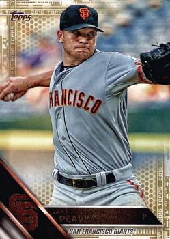 2016 Topps - Gold #320 Jake Peavy Front
