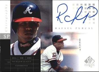 2000 SP Authentic - SP Chirography #RF Rafael Furcal  Front