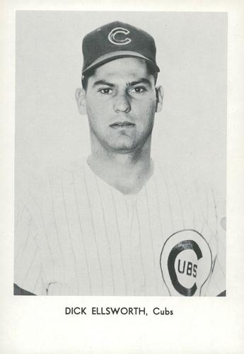 1965 Sports Service Chicago Cubs Set B #NNO Dick Ellsworth Front