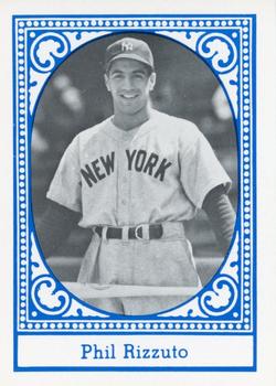 1980 TCMA All Time New York Yankees - Blue Border #NNO Phil Rizzuto Front