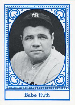 1980 TCMA All Time New York Yankees - Blue Border #NNO Babe Ruth Front