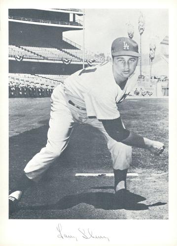 1963 Danny Goodman Los Angeles Dodgers Set A #NNO Larry Sherry Front
