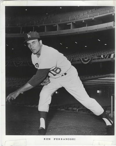 1963 Danny Goodman Los Angeles Dodgers Set B #NNO Ron Perranoski Front