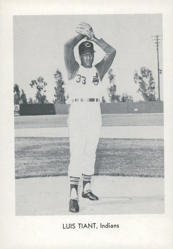 1965 Sports Service Cleveland Indians Set A #NNO Luis Tiant Front