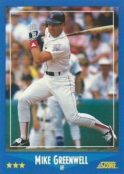 1988 Score #175 Mike Greenwell Front