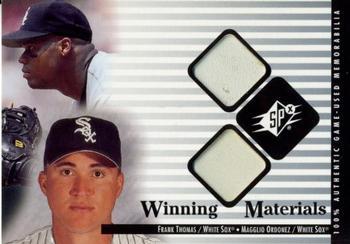 2000 SPx - Winning Materials Update #FT-MO Frank Thomas / Magglio Ordonez  Front