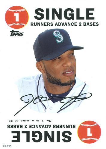 2015 Topps Archives 1968 Topps Baseball Game 5x7 #7 Robinson Cano Front