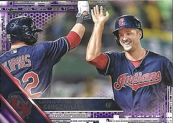 2016 Topps - Purple #594 Lonnie Chisenhall Front