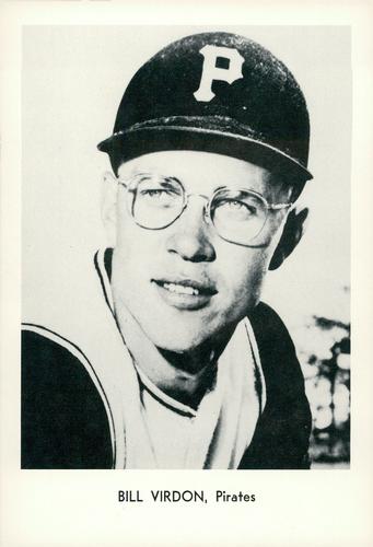 1961 Sports Service Pittsburgh Pirates #NNO Bill Virdon Front