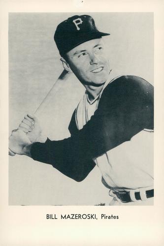 1963 Sports Service Pittsburgh Pirates #NNO Bill Mazeroski Front