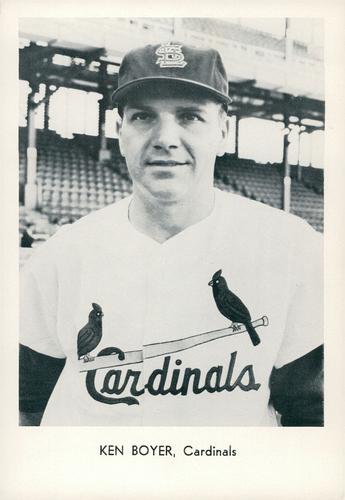1962 Sports Service St. Louis Cardinals #NNO Ken Boyer Front
