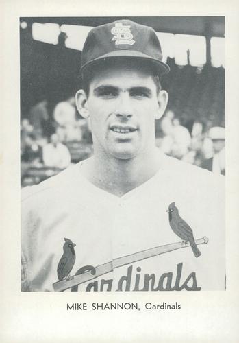 1965 Sports Service St. Louis Cardinals #NNO Mike Shannon Front