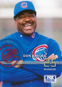 2000 Fox Sports Net Chicago Cubs #NNO Don Baylor Front