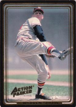 1993 Action Packed All-Star Gallery Series I - Prototype #NNO Warren Spahn Front