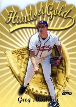 2000 Topps - Hands of Gold #HG7 Greg Maddux Front