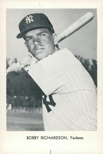 1963 Sports Service New York Yankees Set A #NNO Bobby Richardson Front