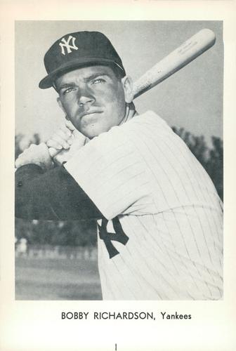 1963 Sports Service New York Yankees Set B #NNO Bobby Richardson Front