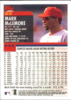 2000 Topps - Limited Edition #23 Mark McLemore Back