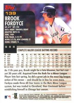 2000 Topps - Limited Edition #139 Brook Fordyce Back