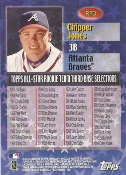 2000 Topps - Limited All-Star Rookie Team #RT3 Chipper Jones  Back