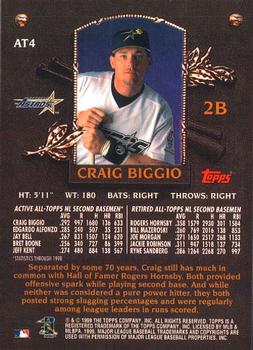 2000 Topps - Limited All-Topps #AT4 Craig Biggio  Back
