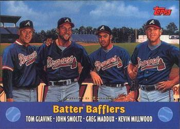 2000 Topps - Limited Combos #TC2 Batter Bafflers (Tom Glavine / John Smoltz / Greg Maddux / Kevin Millwood)  Front