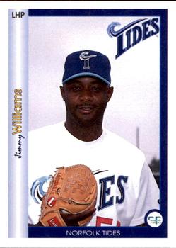 1995 All Sport Norfolk Tides #30 Jimmy Williams Front