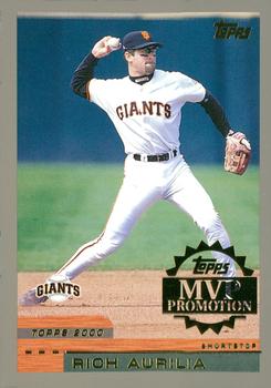 2000 Topps - MVP Promotion #NNO Rich Aurilia  Front