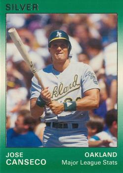 1991 Star Silver #110 Jose Canseco Front