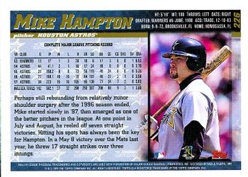 1998 Topps #226 Mike Hampton Back