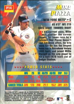 2000 Topps Chrome - Power Players #P14 Mike Piazza  Back