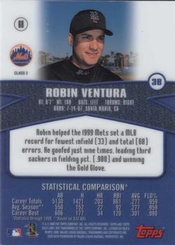 2000 Topps Gold Label - Class 2 #68 Robin Ventura Back
