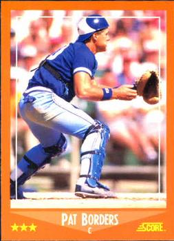 1988 Score Rookie & Traded #99T Pat Borders Front