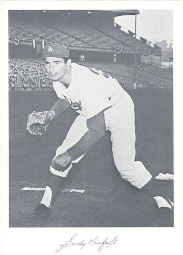1966 Danny Goodman Los Angeles Dodgers Set B #NNO Sandy Koufax Front