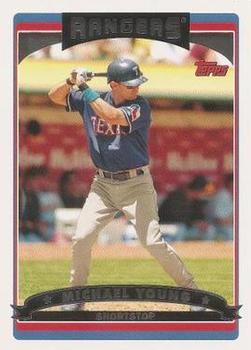 2006 Topps Texas Rangers #TEX3 Michael Young Front