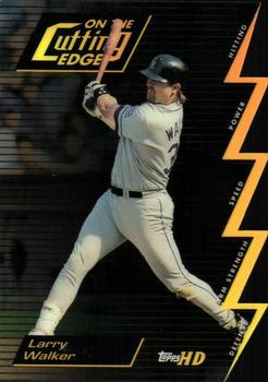2000 Topps HD - On the Cutting Edge #CE4 Larry Walker Front