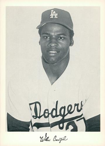 1973 Danny Goodman Los Angeles Dodgers #NNO Willie Crawford Front