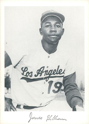 1974 Danny Goodman Los Angeles Dodgers Set D #NNO James Gilliam Front