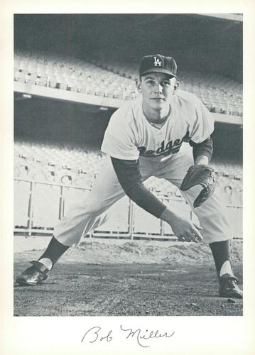 1967 Danny Goodman Los Angeles Dodgers Set F #NNO Bob Miller Front