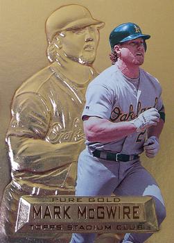 1997 Stadium Club - Pure Gold Members Only #PG8 Mark McGwire Front