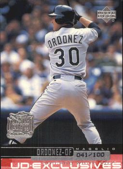2000 Upper Deck - UD Exclusives Silver #80 Magglio Ordonez  Front