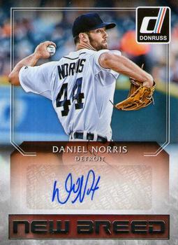 2016 Donruss - New Breed Autographs #NB-DN Daniel Norris Front