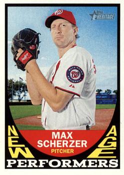 2016 Topps Heritage - New Age Performers #NAP-MSC Max Scherzer Front