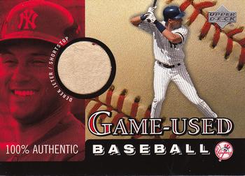 2000 Upper Deck - Game-Used Baseballs #B-DJ Derek Jeter  Front