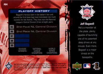 2000 Upper Deck - Pennant Driven #PD4 Jeff Bagwell  Back