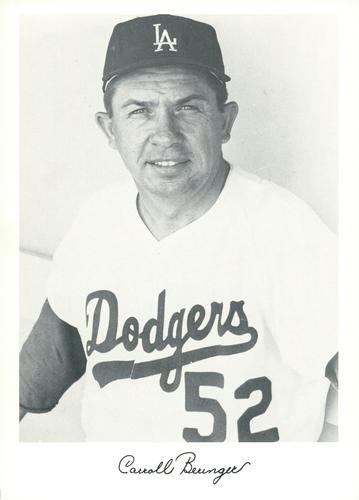 1971 Danny Goodman Los Angeles Dodgers Set F #NNO Carroll Beringer Front