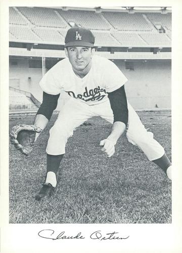 1971 Danny Goodman Los Angeles Dodgers Set F #NNO Claude Osteen Front